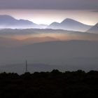 Morgenstimmung über dem Rhone-Tal