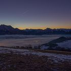 Morgenstimmung über dem Traunsee.