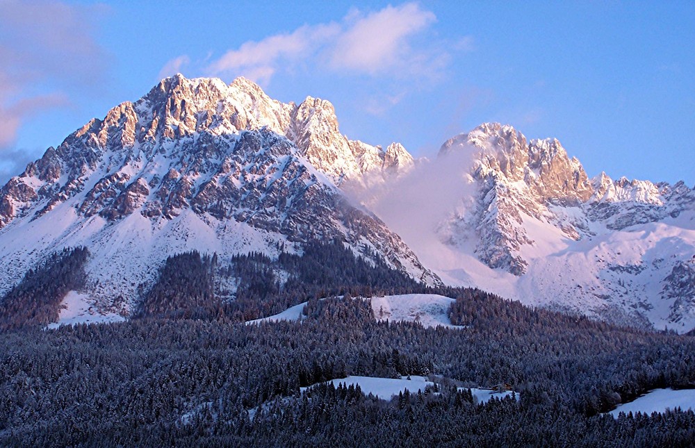 Morgenstimmung über dem Wilden Kaiser