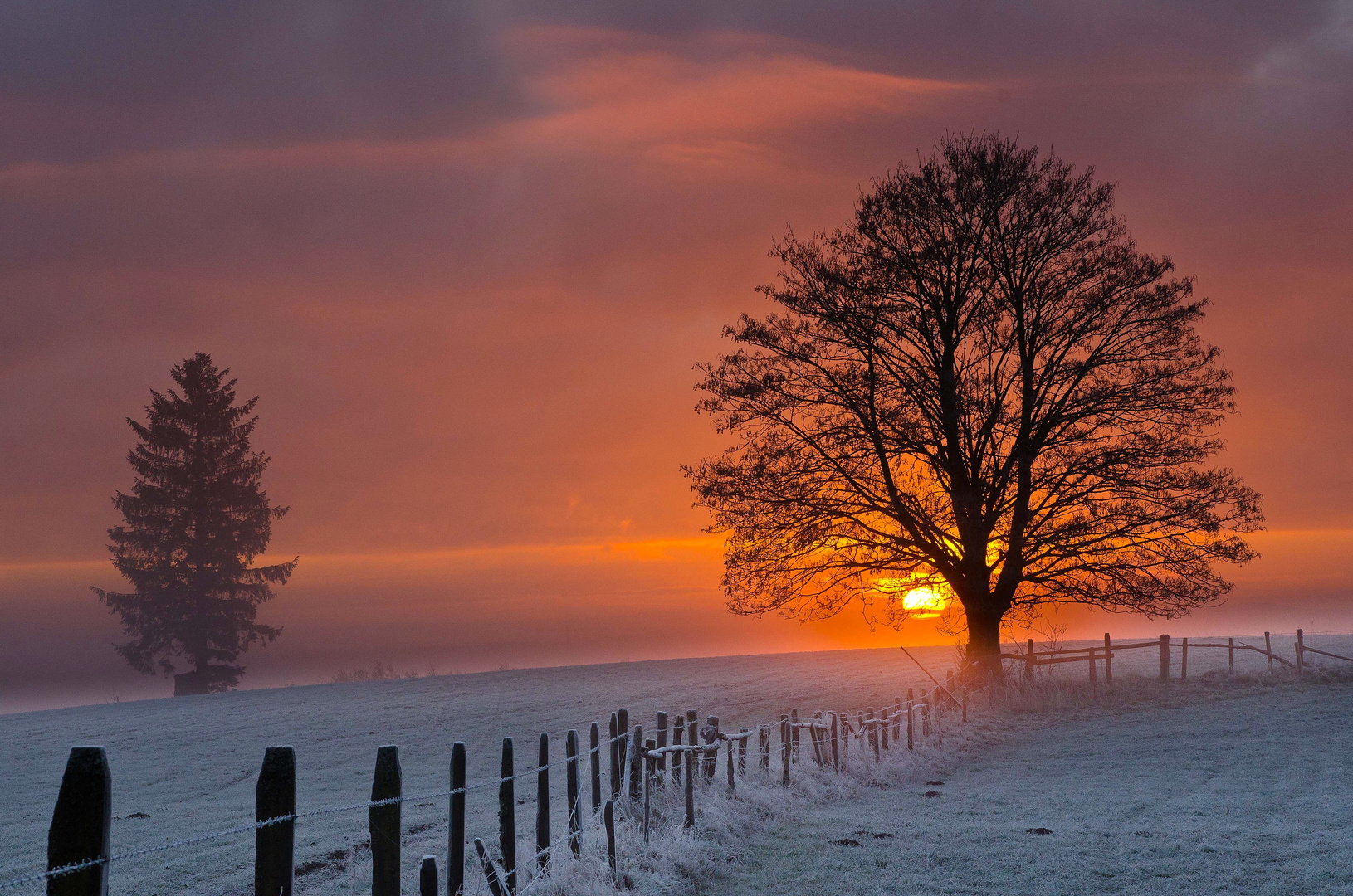 Morgenstimmung über dem Wittgensteiner Land 2