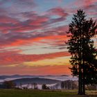 Morgenstimmung über den Höhen des Wittgensteiner Berglandes