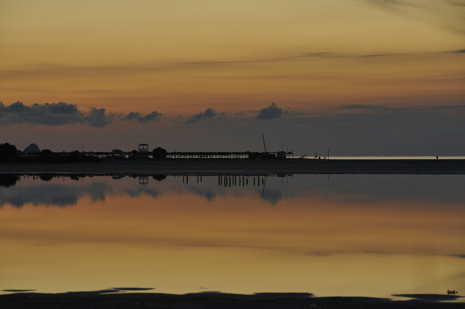 Morgenstimmung über der Lagune