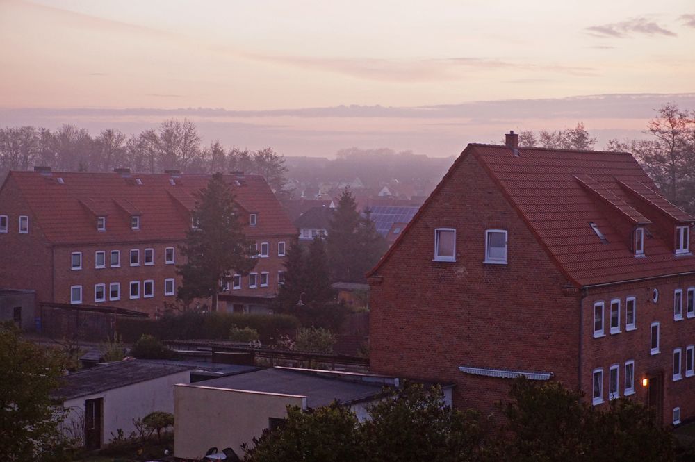 Morgenstimmung über derSiedlung