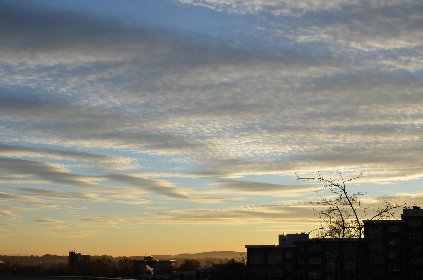 Morgenstimmung über Detmold