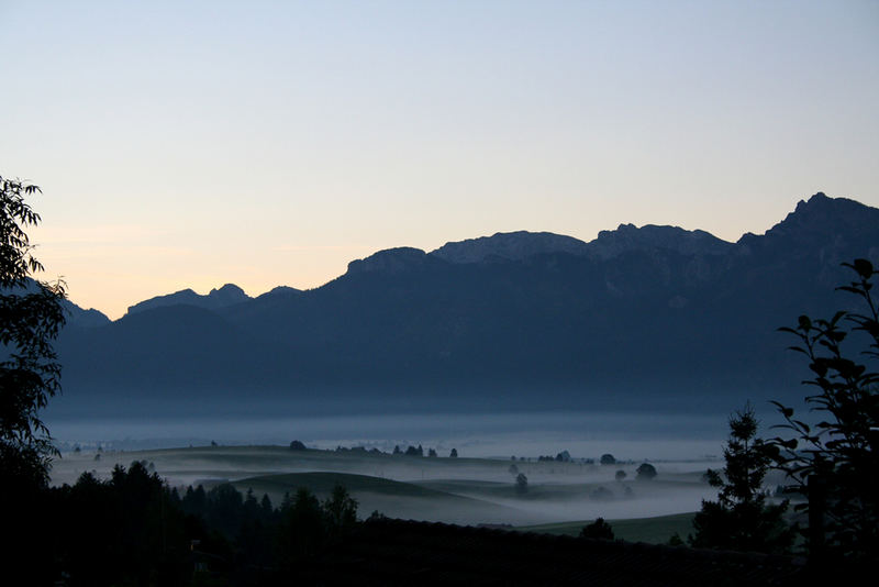 Morgenstimmung über Füssen/ Allgäu