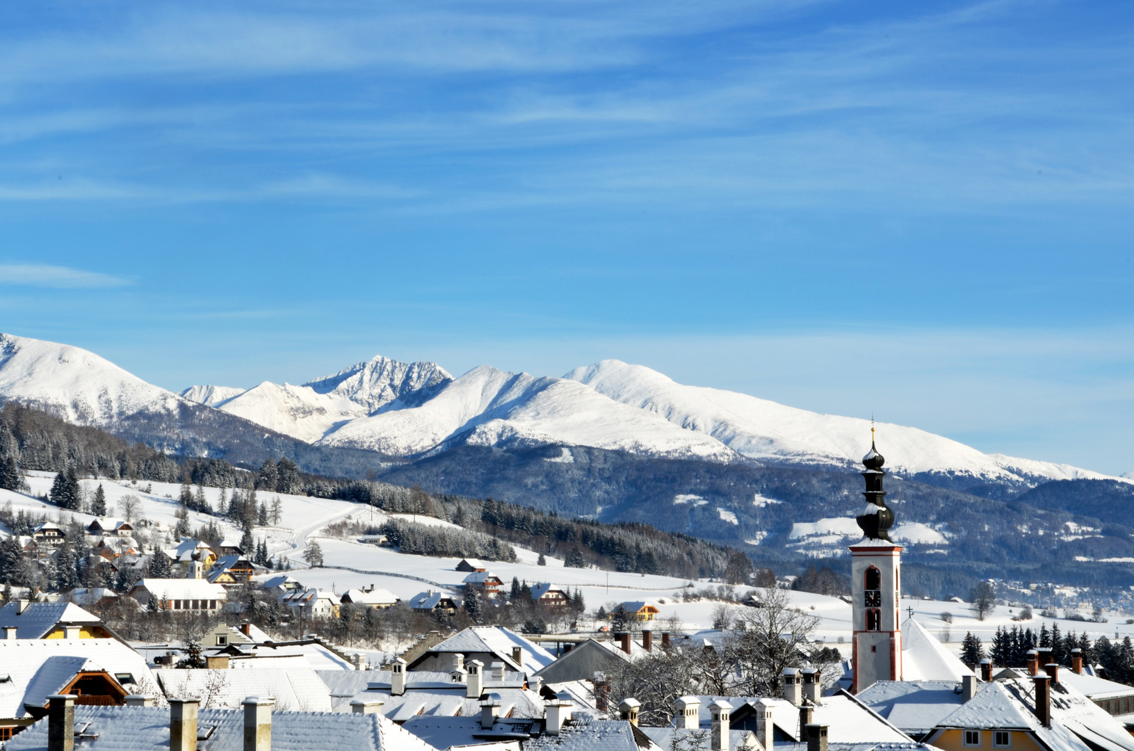 Morgenstimmung über Mauterndorf Foto & Bild | europe, Österreich ...