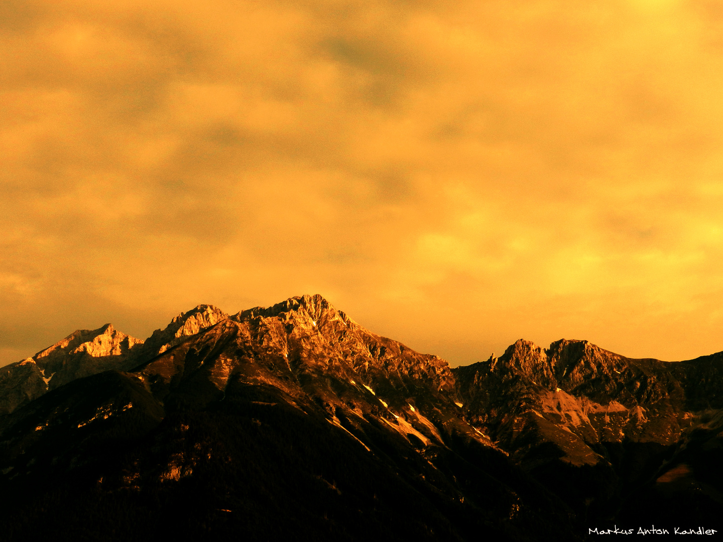 Morgenstimmung über`m Brandjoch