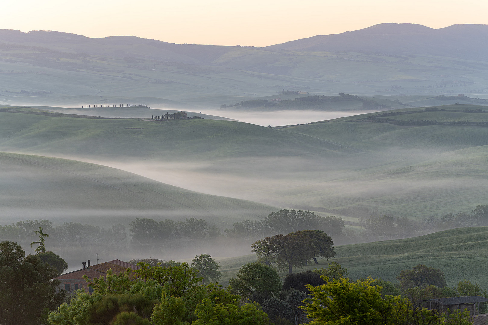 Morgenstimmung Val d'Orcia