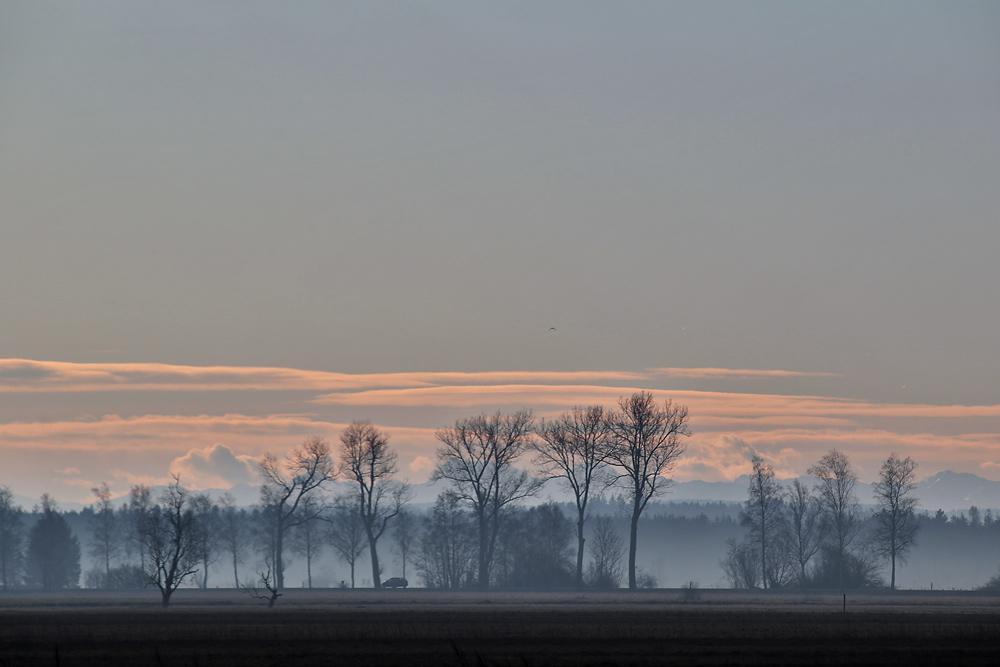 Morgenstimmung vor Sonnenaufgang