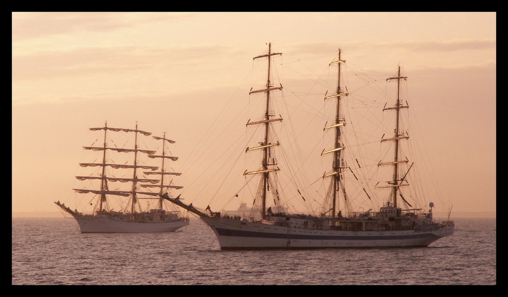 Morgenstimmung vor Warnemünde