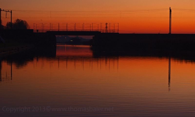 Morgenstund am Kanal