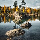 Morgenstunde am Saoseo See im Engadin