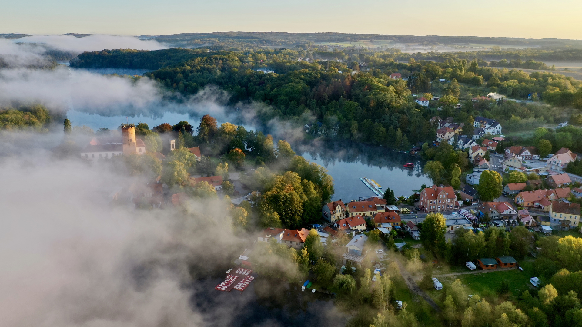 Morgenstunden über Polen