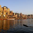 Morgentliche Bootstour auf dem Ganges