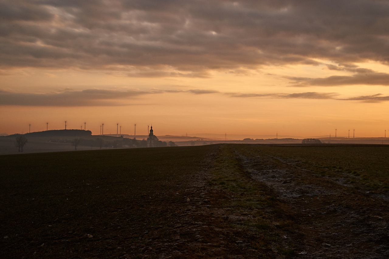 Morgentliche Landschaft 