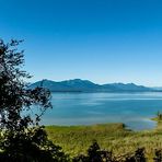 Morgentlicher Blick auf dem Chiemsee