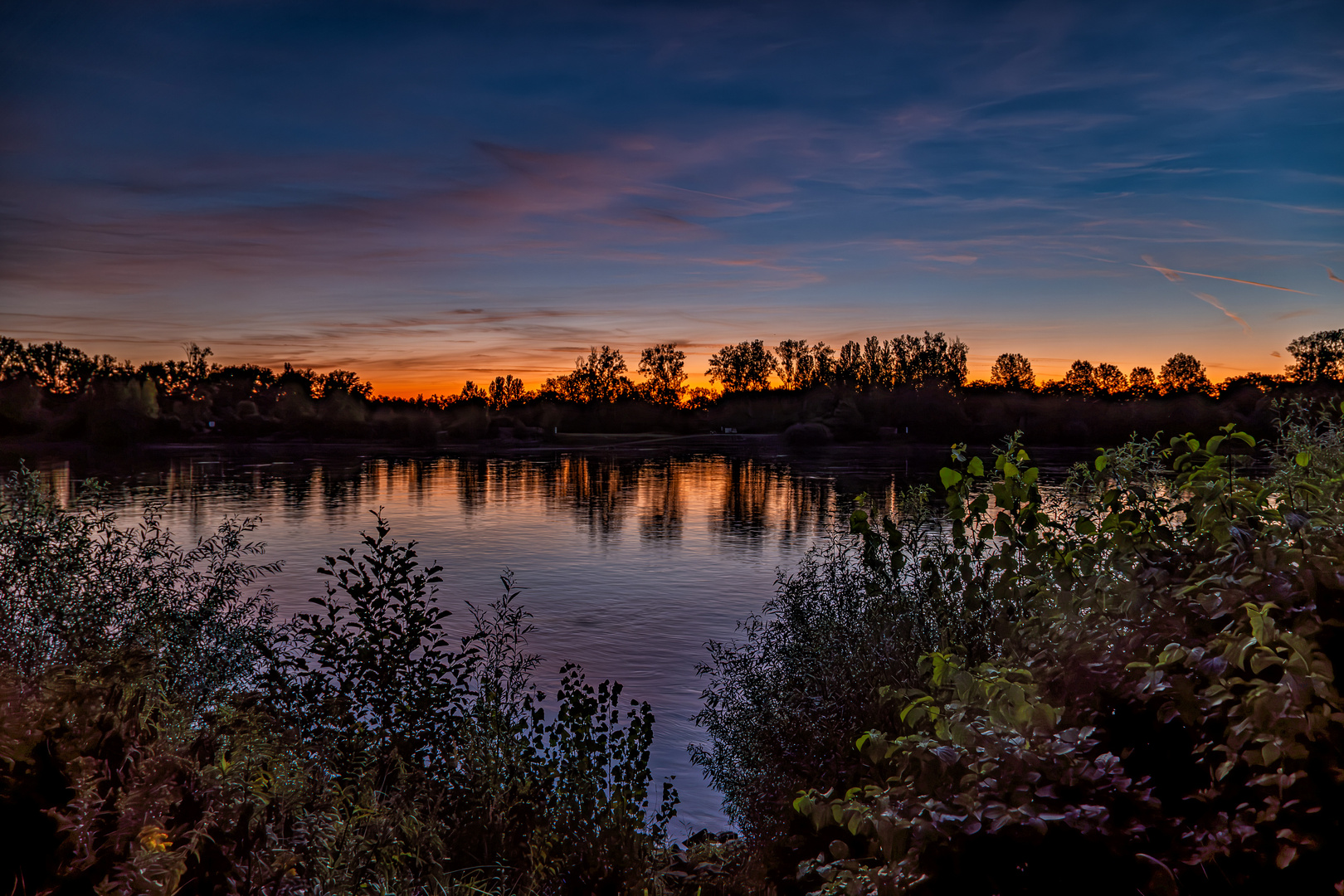 Morgentlicher Blick auf den Rhein