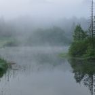 Morgentlicher Nebel über dem Tennsee