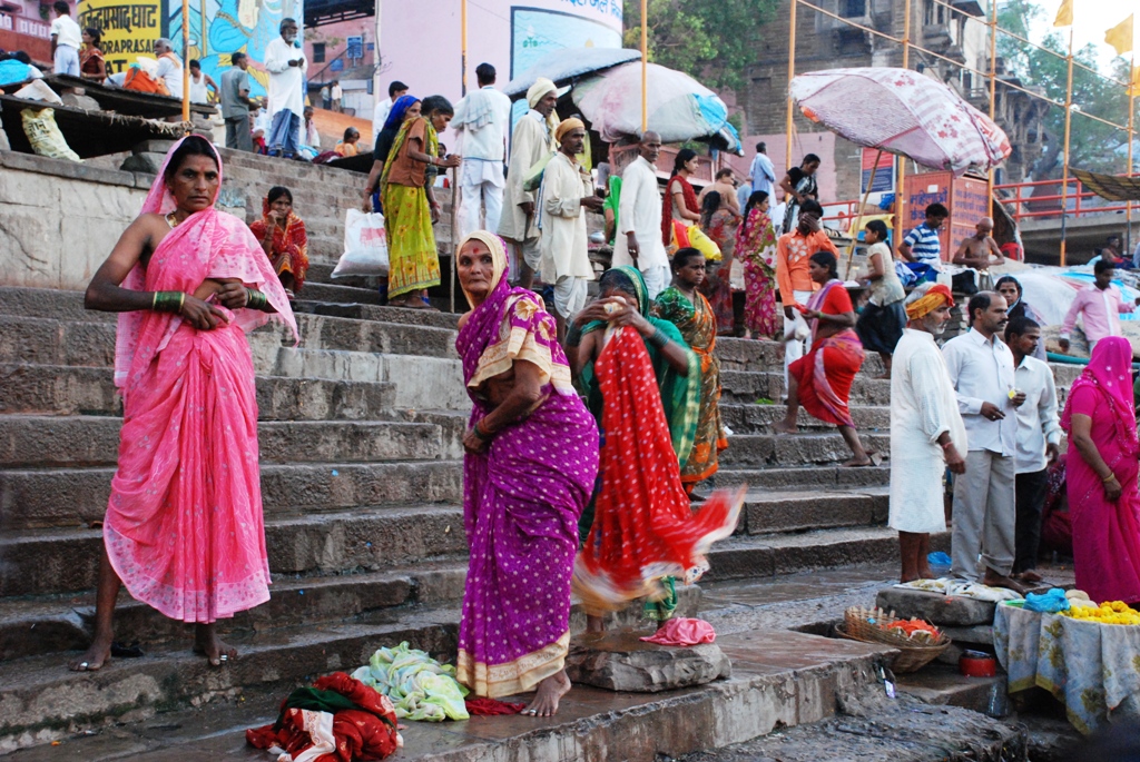 Morgenwäsche am Ganges, Varanasi