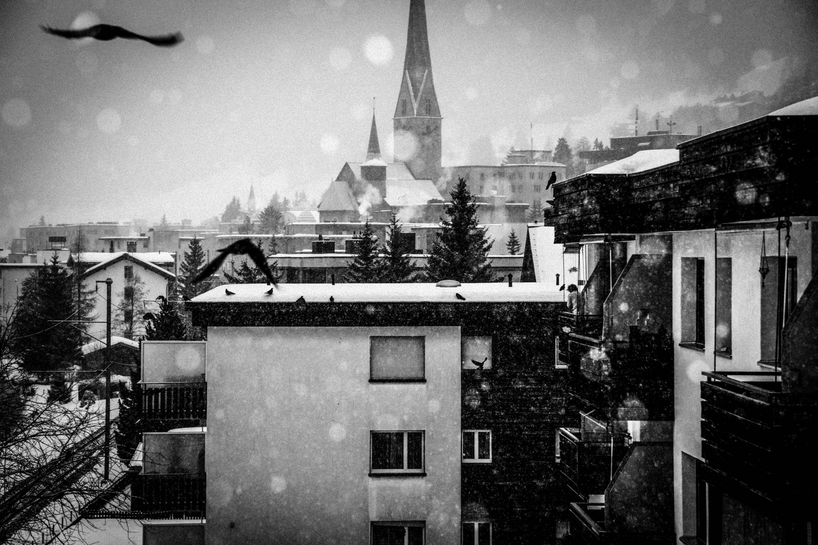 Morgenzigarette auf meinem Balkon