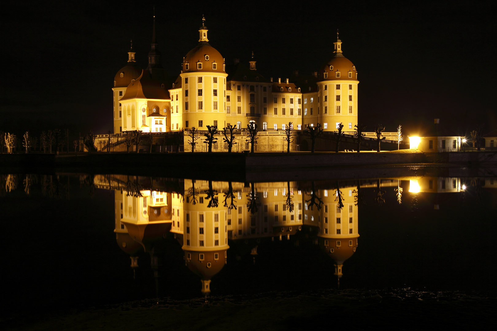 Moritzburg bei Nacht 2