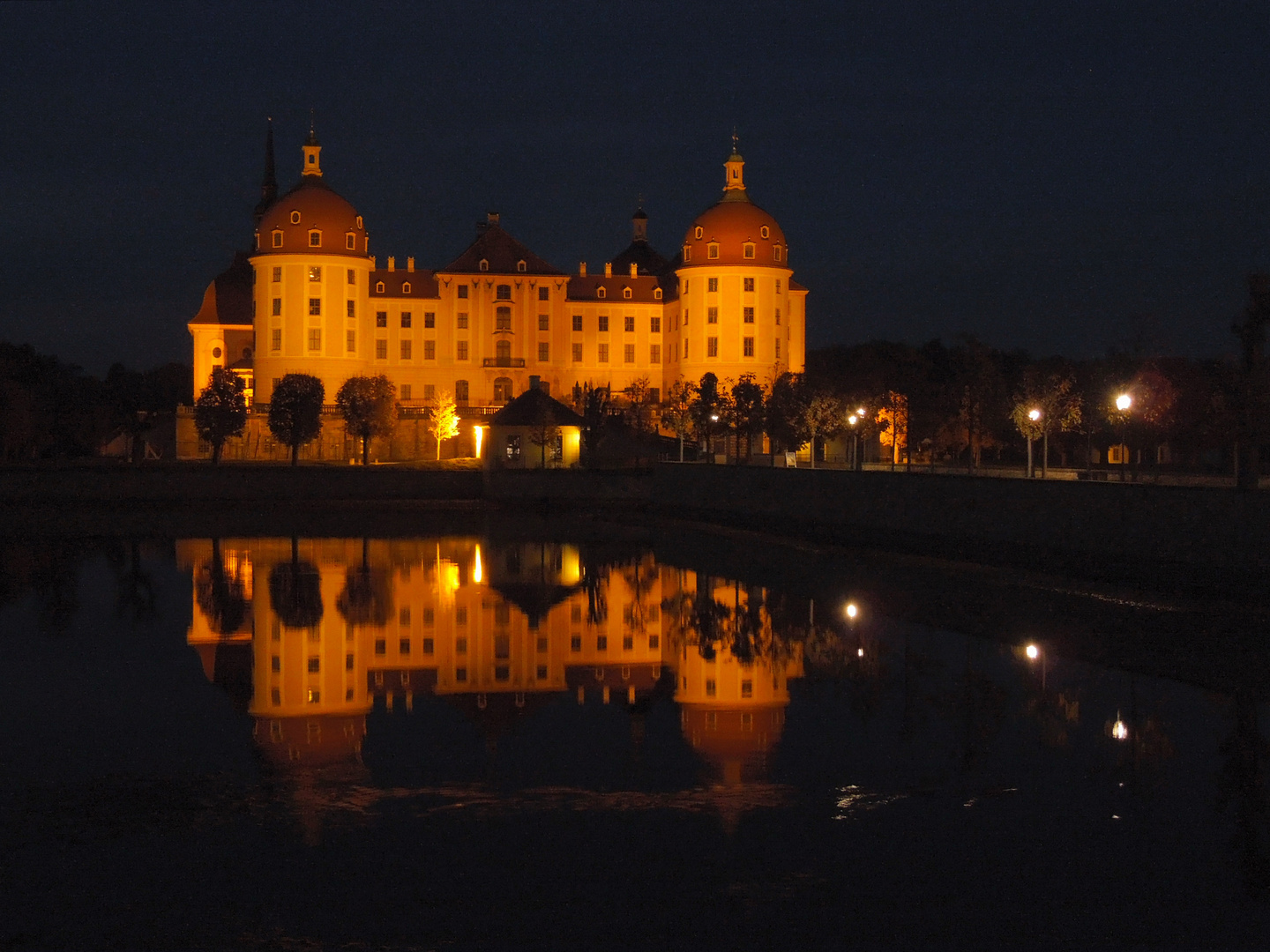 Moritzburg bei Nacht 2012