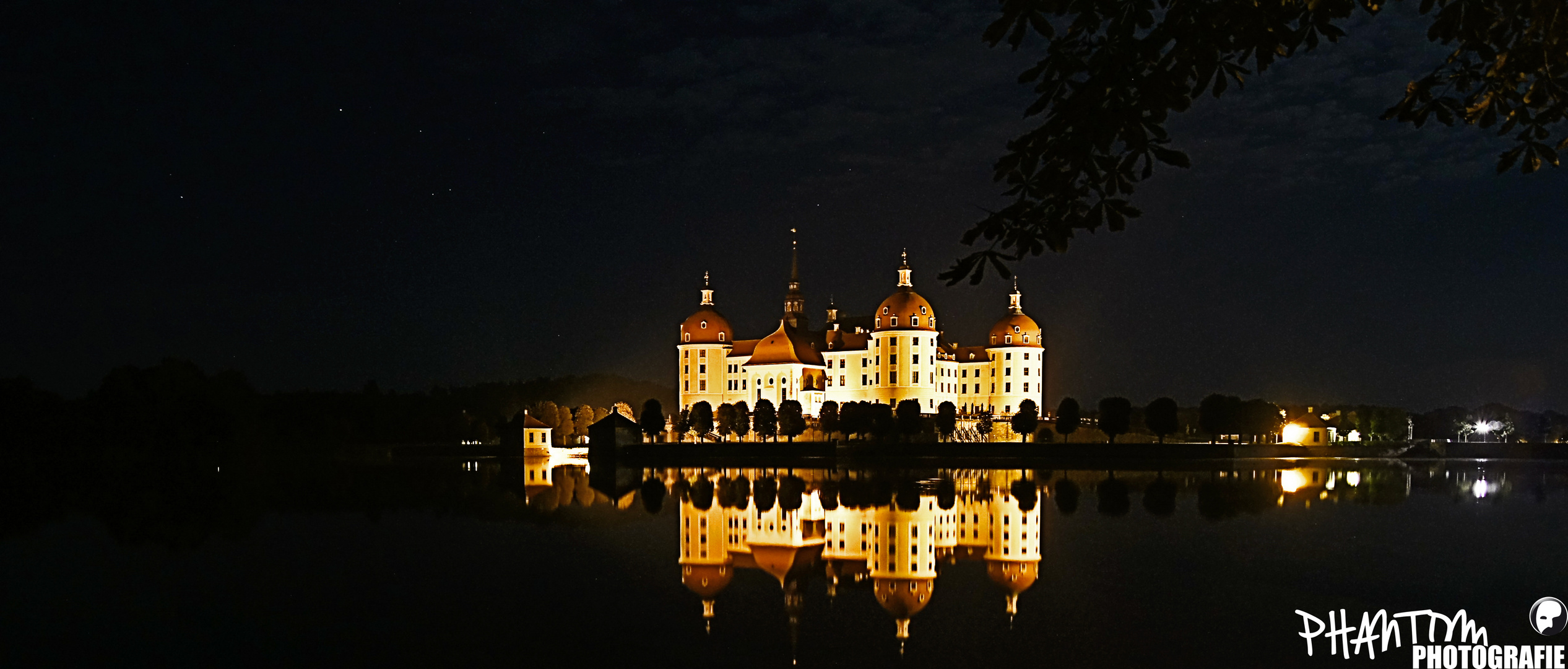 Moritzburg bei Nacht