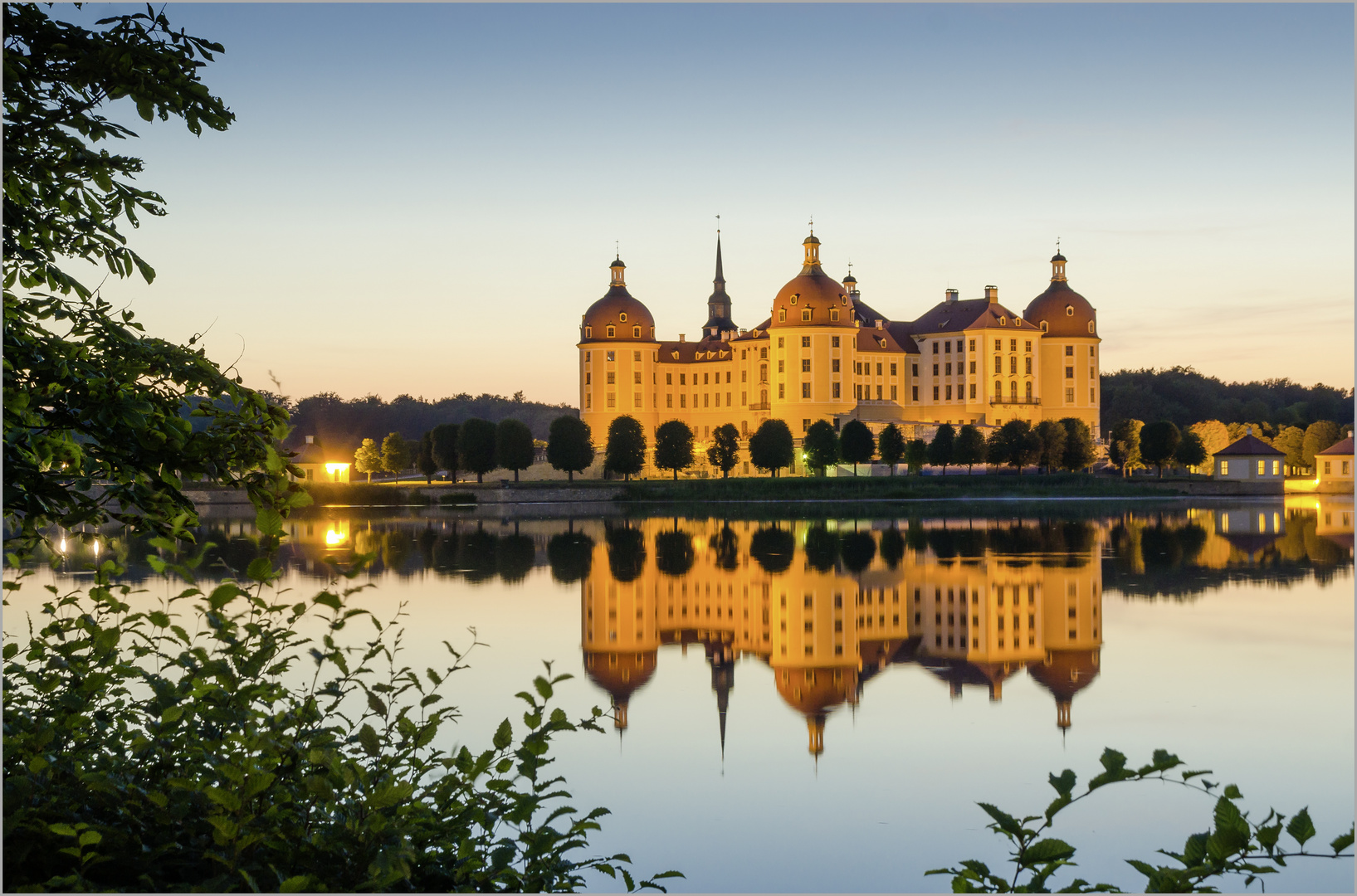 Moritzburg bei Nacht