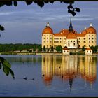 Moritzburg bei Sonnenuntergang