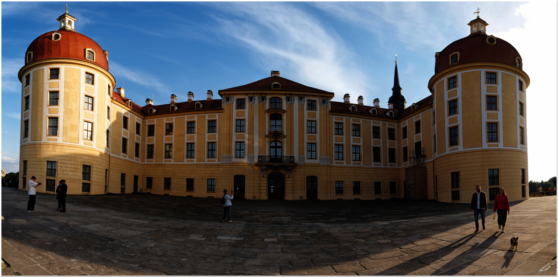 Moritzburg Hinteransicht Panorama