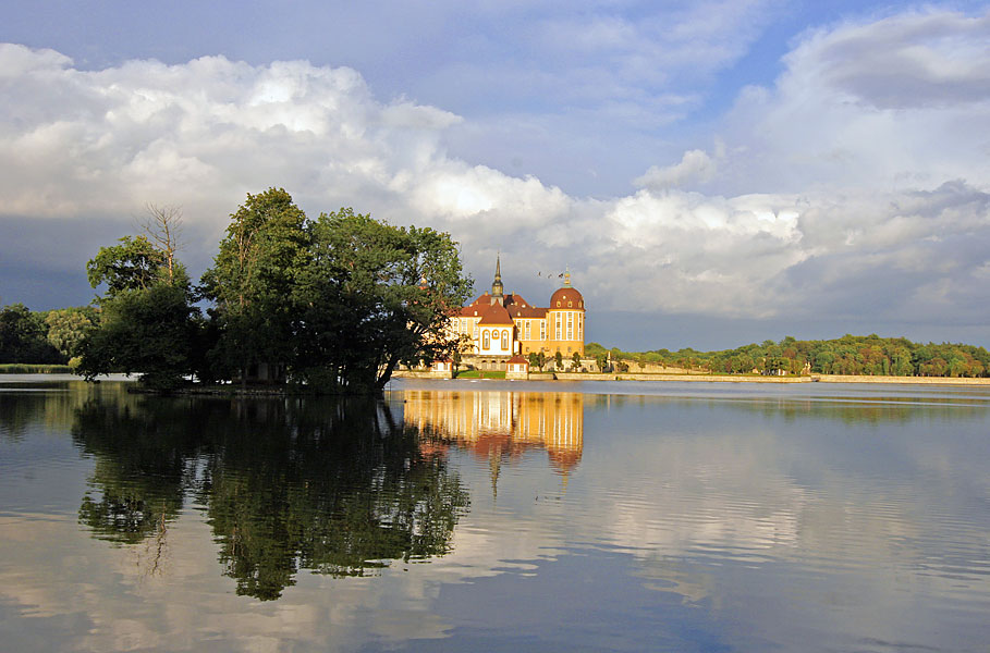 Moritzburg im Abendlicht