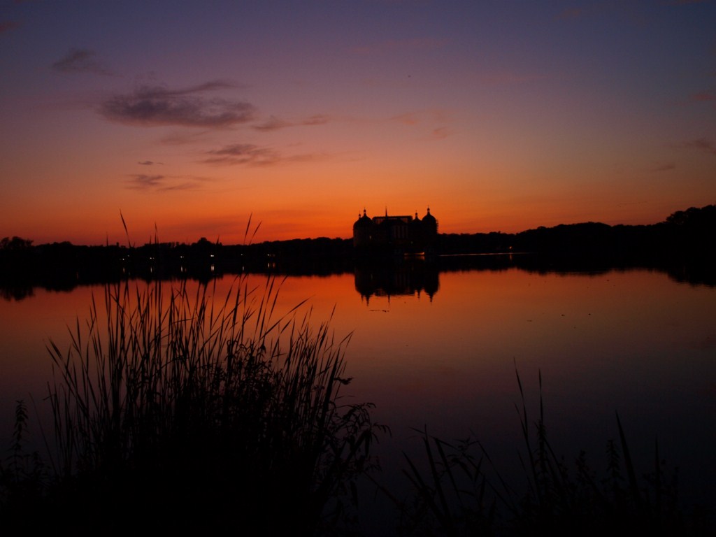 Moritzburg im Abendlicht