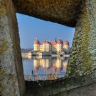 Moritzburg im Fenster