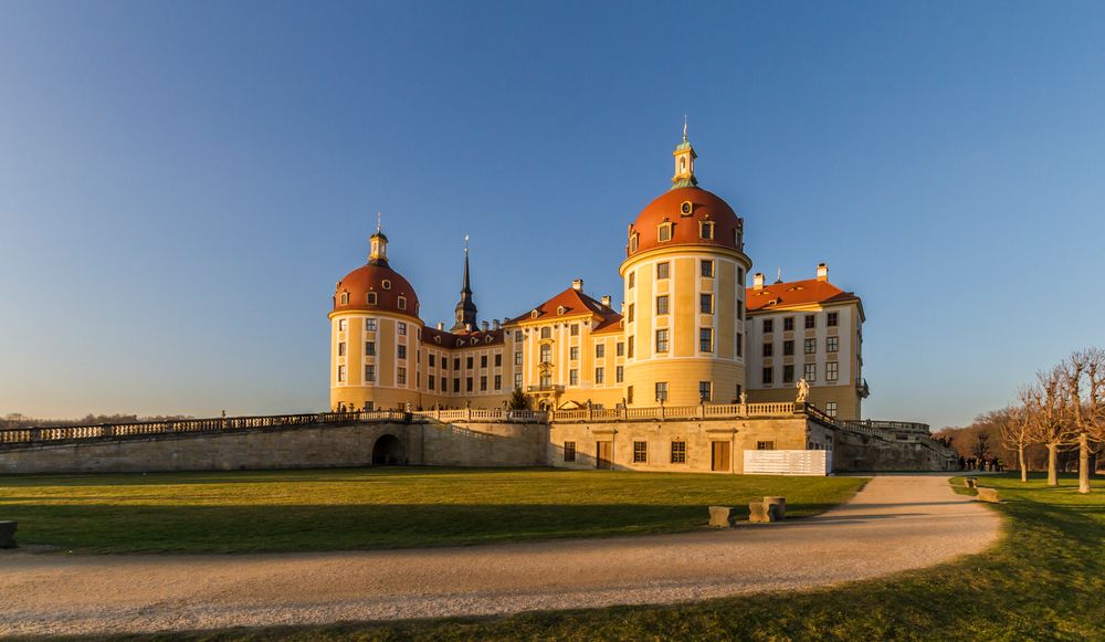 Moritzburg im winterlichen Licht...