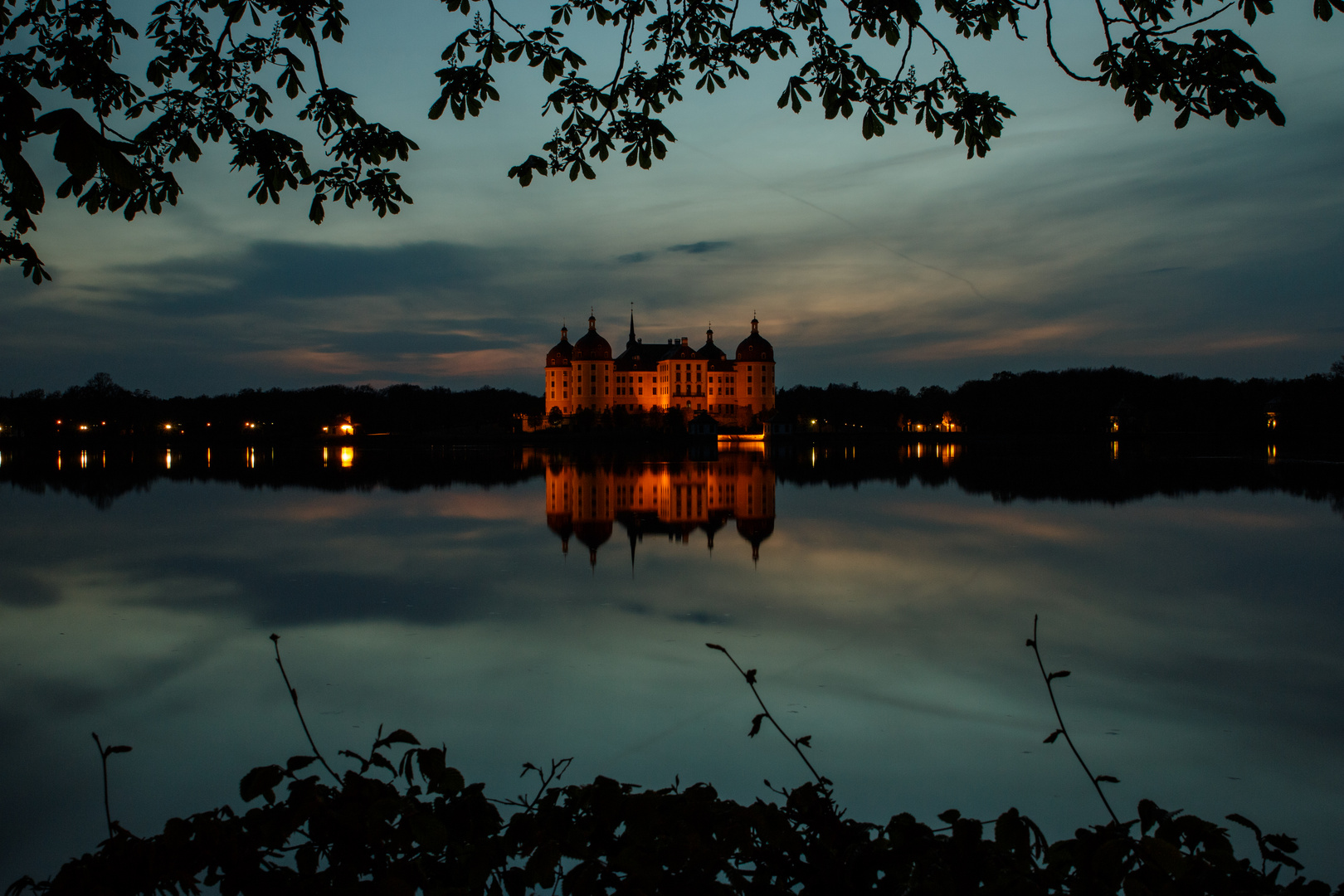 Moritzburg in Blau 