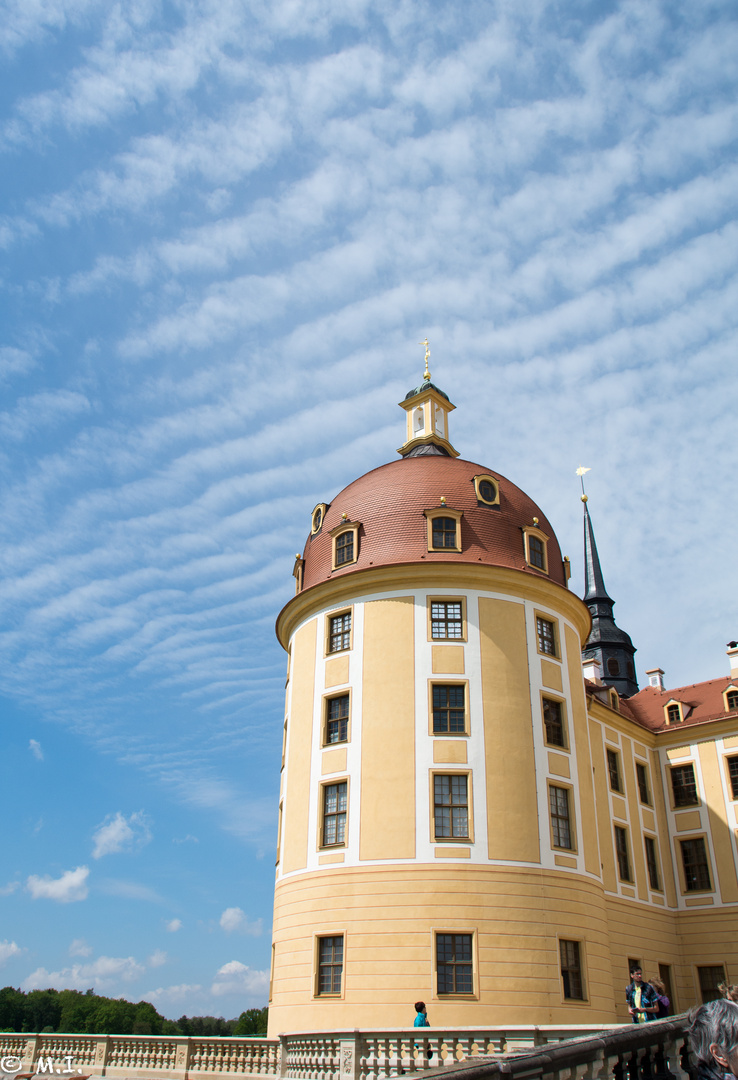 Moritzburg mit Wolken