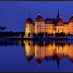 Moritzburg nach Sonnenuntergang