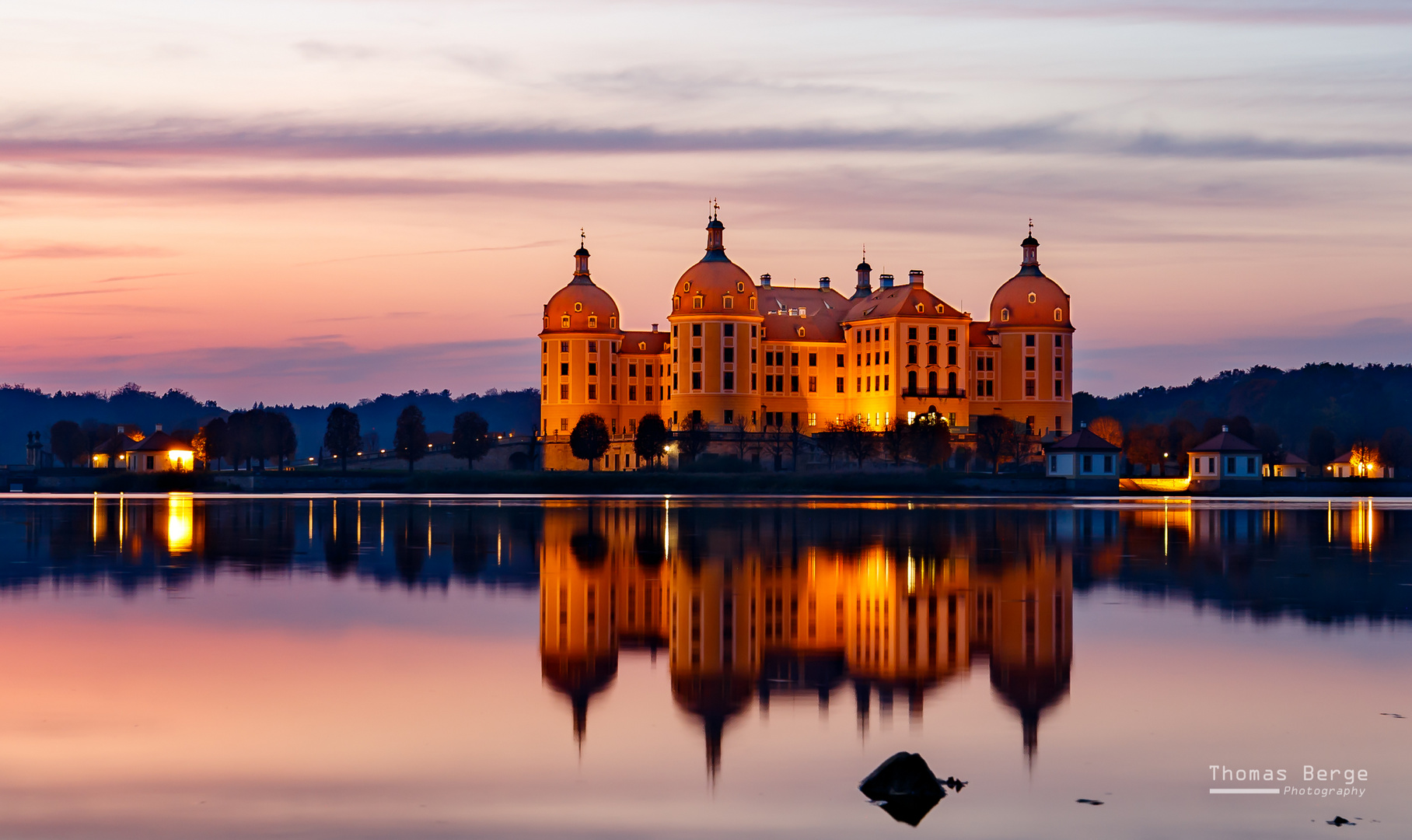 Moritzburg Sonnenuntergang