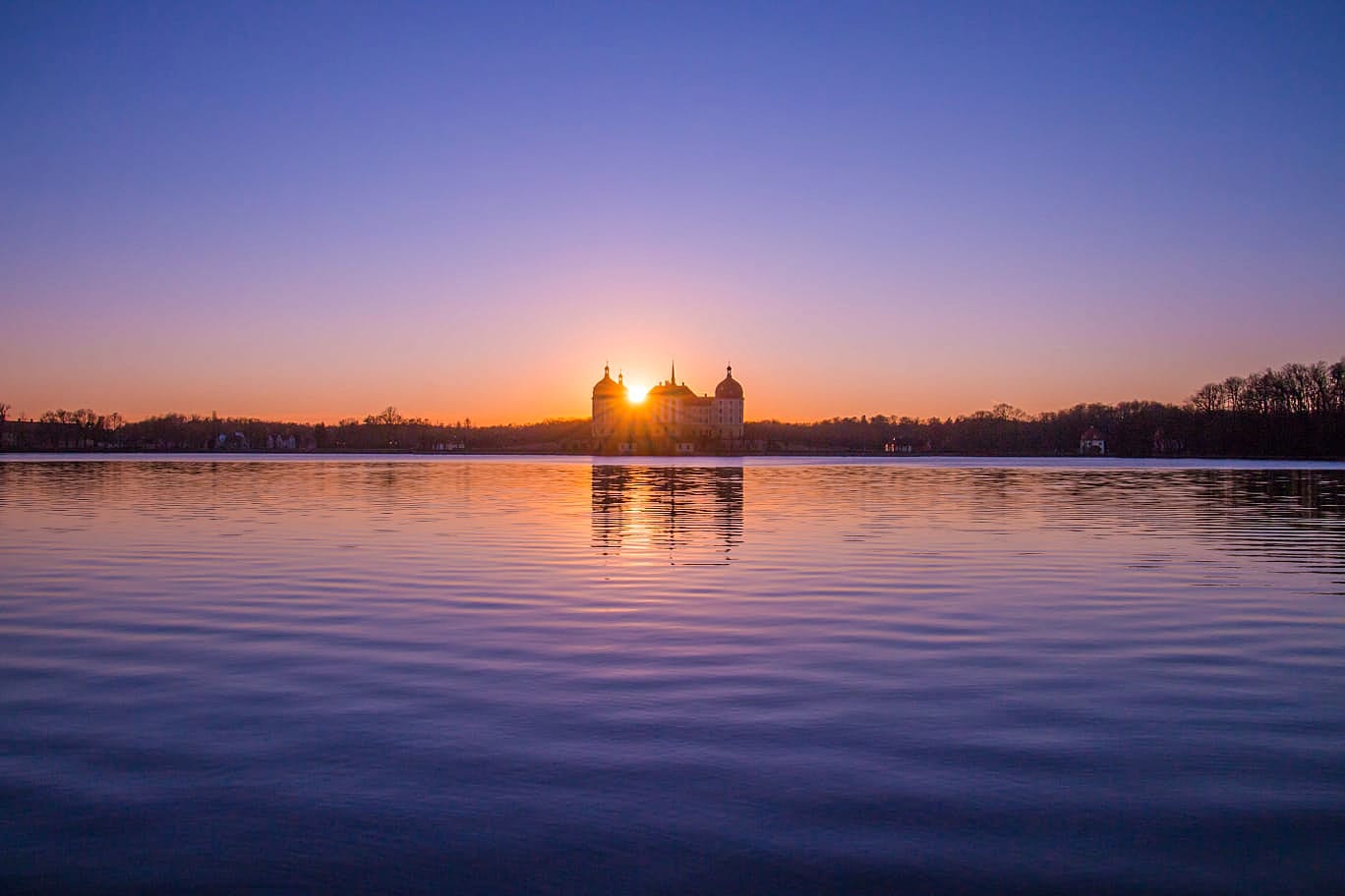 Moritzburg sunset