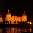 Moritzburger Schloss bei Nacht