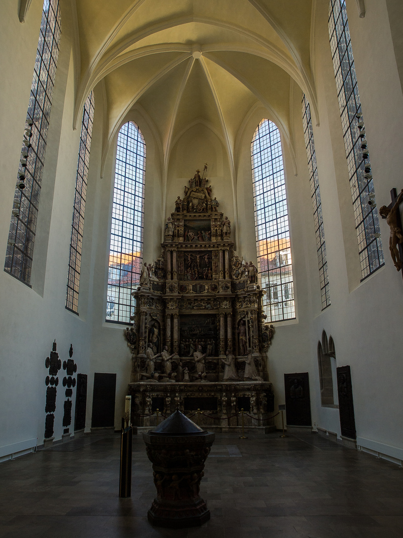 Moritzkirche Coburg, der Altar