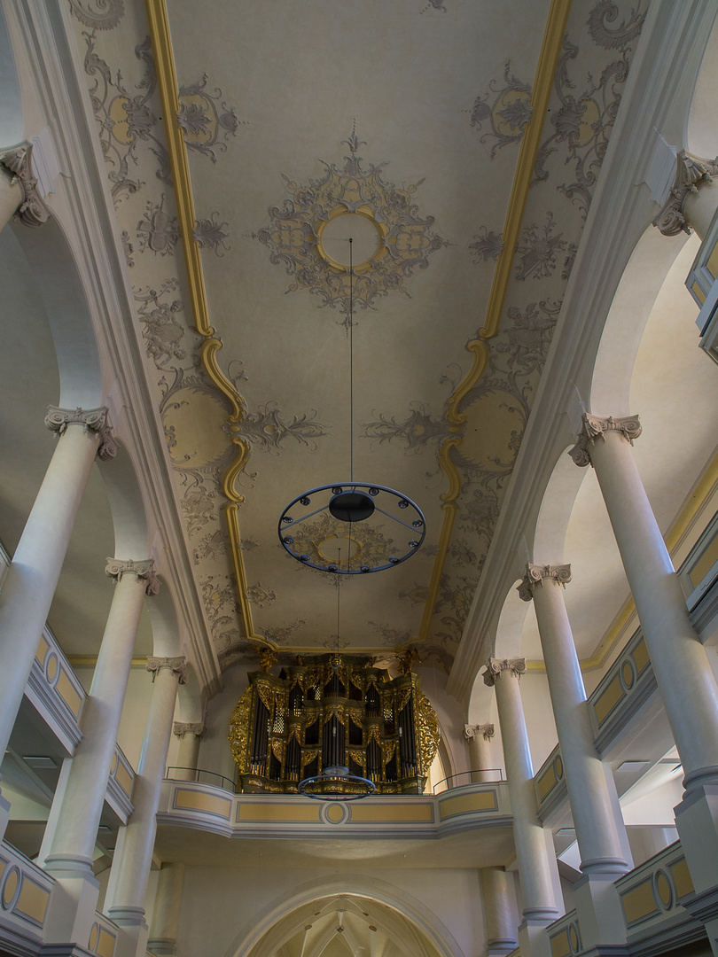 Moritzkirche Coburg, die Decke