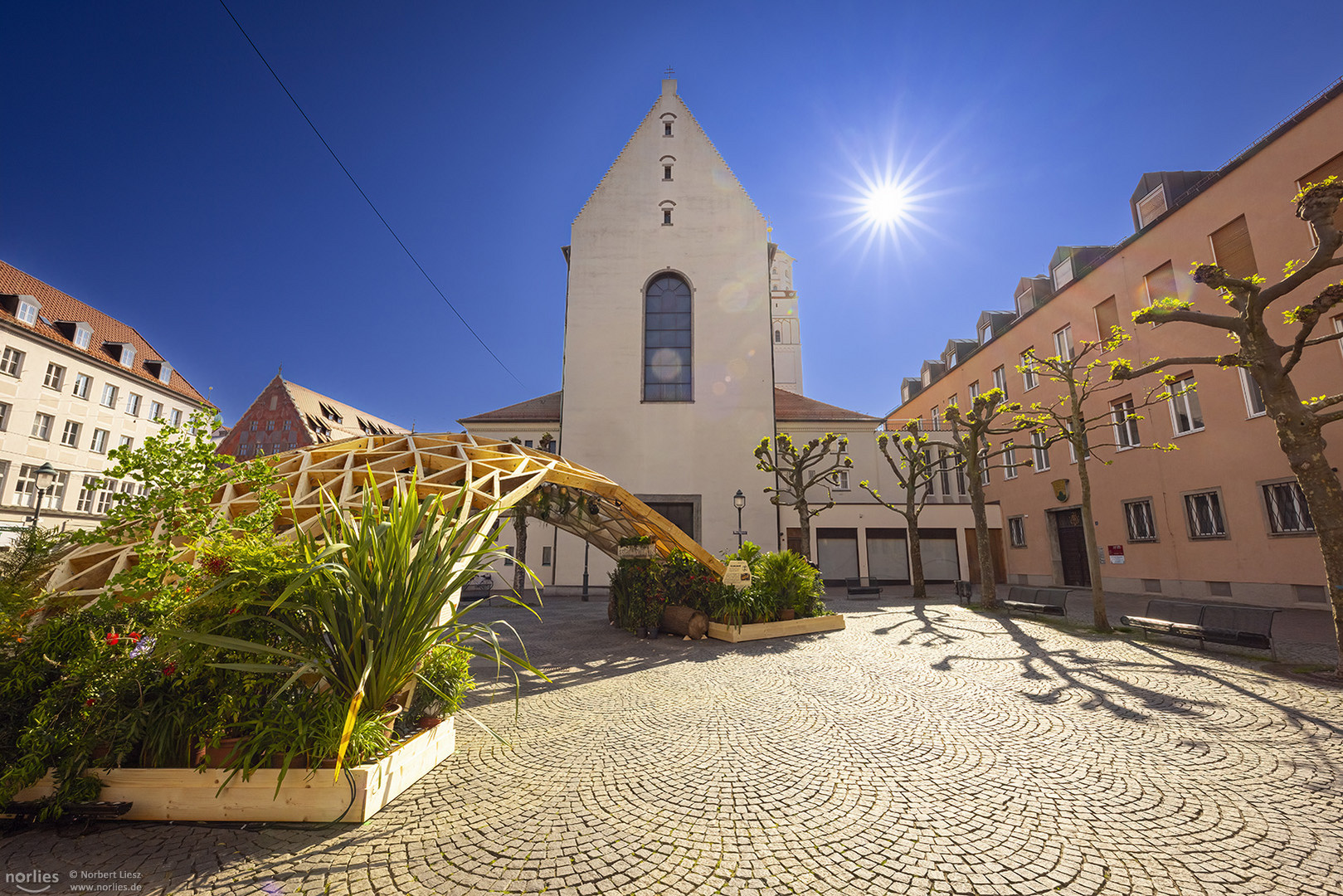 Moritzkirche mit Sonnenstern