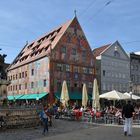 Moritzplatz mit Merkurbrunnen und Weberhaus, Augsburg, September 2012