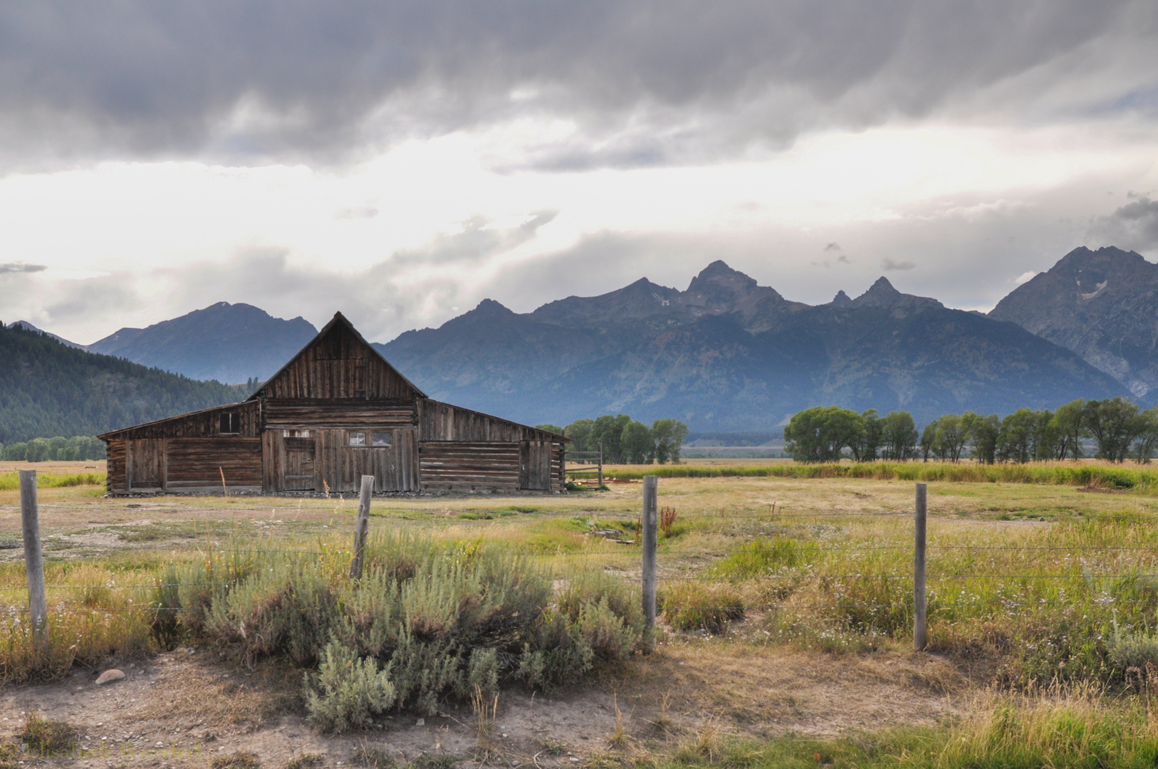 Mormonenhaus im Grand Teton