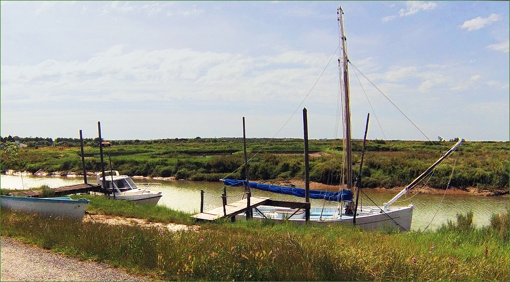 Mornac-sur-Seudre, une autre vue sur le chenal - Mornac-sur-Seudre, noch ein Blick am Fahrwasser