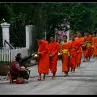 ... Morning Alms in Luang Prabang ...