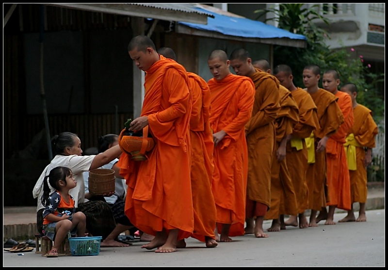 Morning Alms, Luang Prabang, Laos