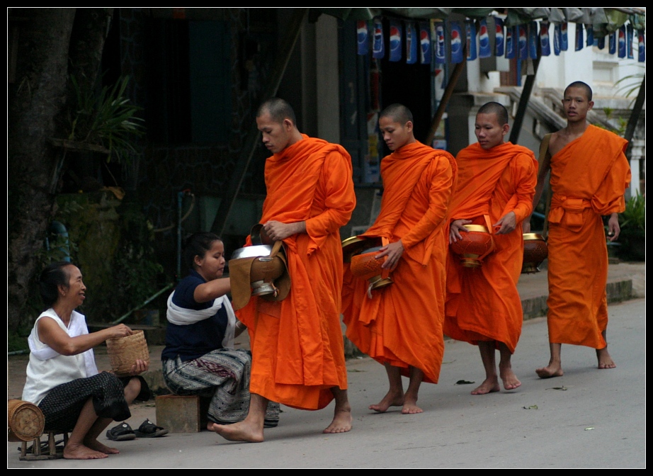 Morning Alms (VII), Luang Prabang, Laos