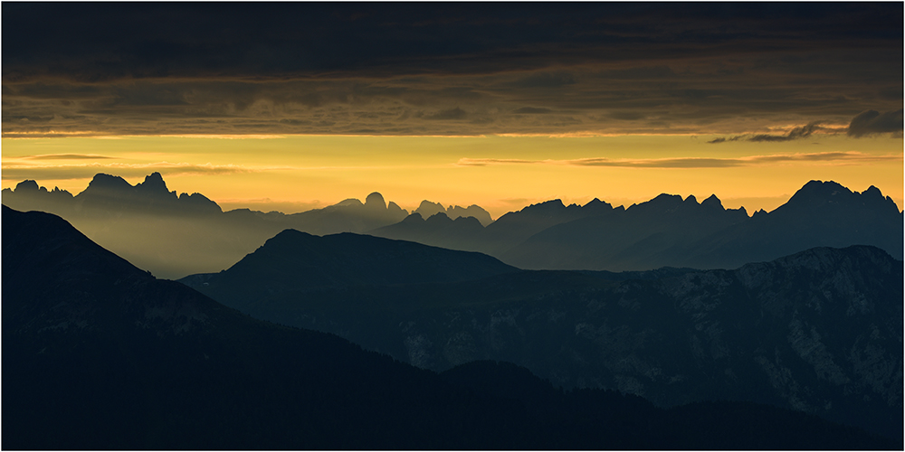 *Morning awakening in the Dolomites*